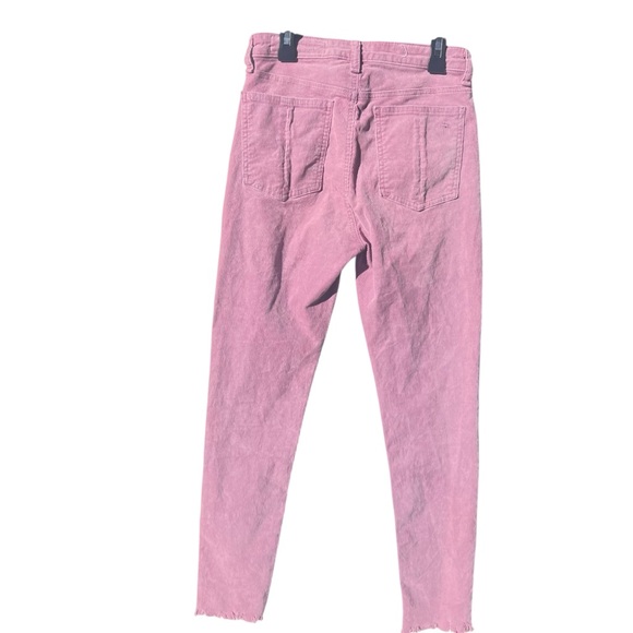 Rag & Bone  pink corduroy Nina high-rise pants 26 - Picture 1 of 8